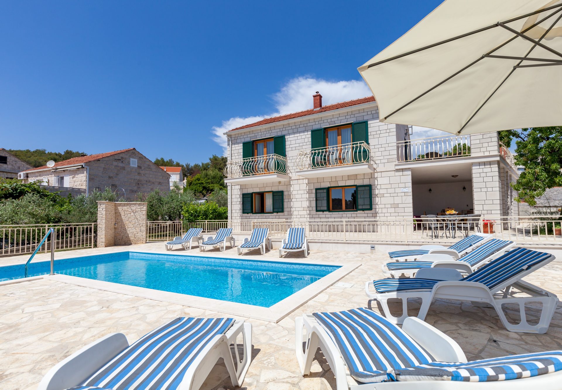 Villa Vjeka with a private pool in Croatia for rent